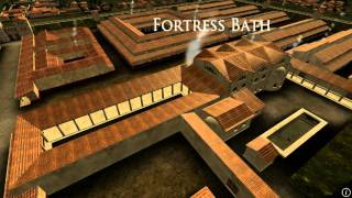 Animation of ancient Roman Fort in Caerleon Wales [upl. by Barna]