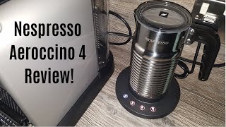 Nespresso Aeroccino 4 Milk Frother Review  Worth upgrading from the Aeroccino 3 [upl. by Ludie]