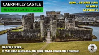 Caerphilly Castle  The Largest in Wales 2nd in Britain [upl. by Nylzaj]