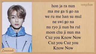 NCT U  Know Now Easy Lyrics [upl. by Anwahsit]