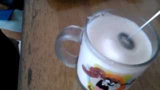 Aerolatte Review Frothing Cold Milk In Under 1 Minute [upl. by Amling167]